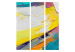 Room Separator Colorful Abstraction - Composition of Colors Applied With Spatula [Room Dividers] 159553 additionalThumb 7