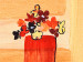 Canvas Still Life (1-piece) - Abstraction with a composition of apples and flowers 48453 additionalThumb 2