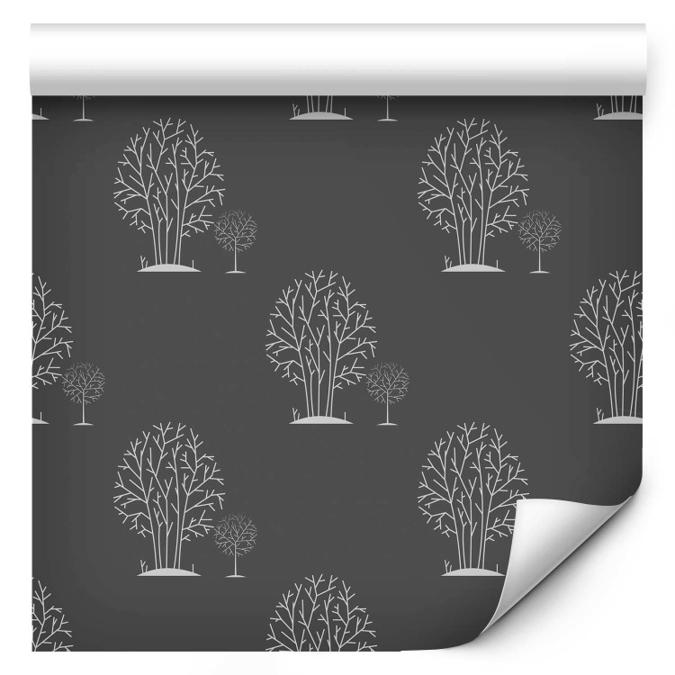 Modern Wallpaper Greyness of Trees 89453 additionalImage 1