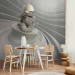 Wall Mural Angelic splendour - white abstraction with 3D angel sculpture 92053 additionalThumb 6