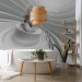 Wall Mural Angelic splendour - white abstraction with 3D angel sculpture 92053 additionalThumb 8