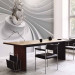 Wall Mural Angelic splendour - white abstraction with 3D angel sculpture 92053 additionalThumb 7