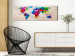 Canvas Print World Map: Finesse of Colours 97453 additionalThumb 3