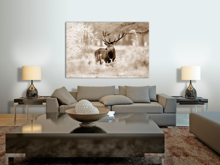 Canvas Deer in Sepia 105763 additionalImage 3