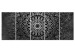 Canvas Silver Hypnosis (5-piece) - Oriental Graphic Motif with Mandala 106663