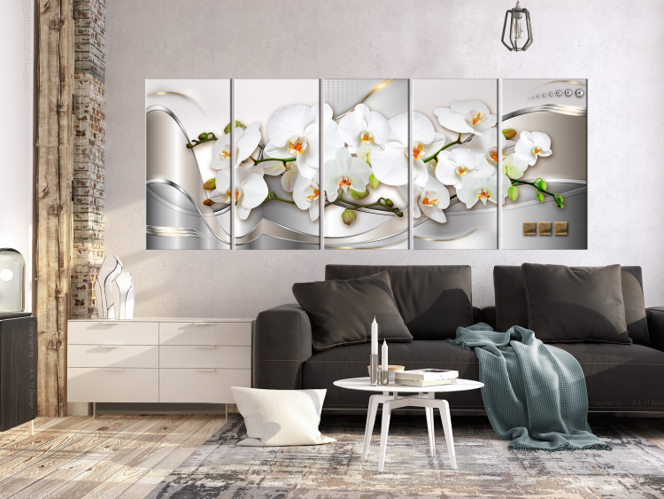 Canvas Blooming Orchids 106863 additionalImage 3