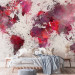 Wall Mural World Map: Red Watercolors 107563 additionalThumb 2