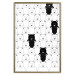 Wall Poster Alien in the Herd - black and white composition with animals for children 114563 additionalThumb 16