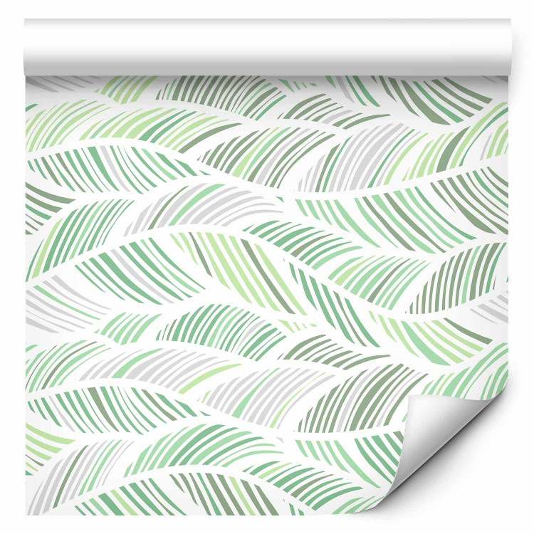 Modern Wallpaper Green Waves 114663 additionalImage 1
