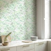 Modern Wallpaper Green Waves 114663 additionalThumb 9