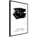 Poster Zodiac signs: Sagittarius - white stars on black with English texts 114863 additionalThumb 2