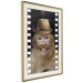 Wall Poster Monkey in a Hat - smiling monkey with mustaches in a cinematic shot 116363 additionalThumb 2