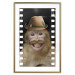 Wall Poster Monkey in a Hat - smiling monkey with mustaches in a cinematic shot 116363 additionalThumb 14