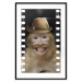 Wall Poster Monkey in a Hat - smiling monkey with mustaches in a cinematic shot 116363 additionalThumb 17