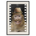 Wall Poster Monkey in a Hat - smiling monkey with mustaches in a cinematic shot 116363 additionalThumb 18