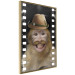 Wall Poster Monkey in a Hat - smiling monkey with mustaches in a cinematic shot 116363 additionalThumb 12