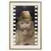 Wall Poster Monkey in a Hat - smiling monkey with mustaches in a cinematic shot 116363 additionalThumb 19