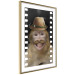 Wall Poster Monkey in a Hat - smiling monkey with mustaches in a cinematic shot 116363 additionalThumb 8