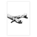 Poster Tree Branch - black and white composition with a dried piece of wood 116663