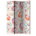 Room Divider Pastel Unicorns - fantasy horses on a colorful background with flowers 117363