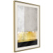 Wall Poster Geometric Metropolis - modern abstraction with gold on concrete 117763 additionalThumb 2