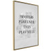 Poster Masters Play Until They Play Well - English quote on a gray background 122863 additionalThumb 12
