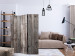 Room Divider Century-old Wood - texture of gray wooden planks with small knots 122963 additionalThumb 4