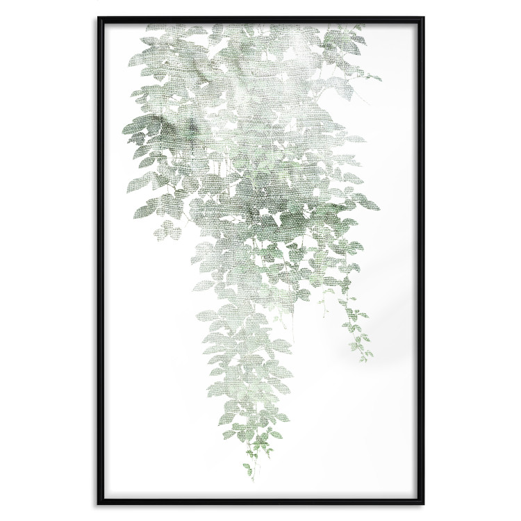 Poster Cascade of Greenery - plant with leaves on a gently blurred texture 126863 additionalImage 17