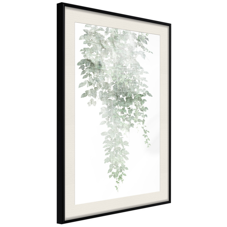 Poster Cascade of Greenery - plant with leaves on a gently blurred texture 126863 additionalImage 2