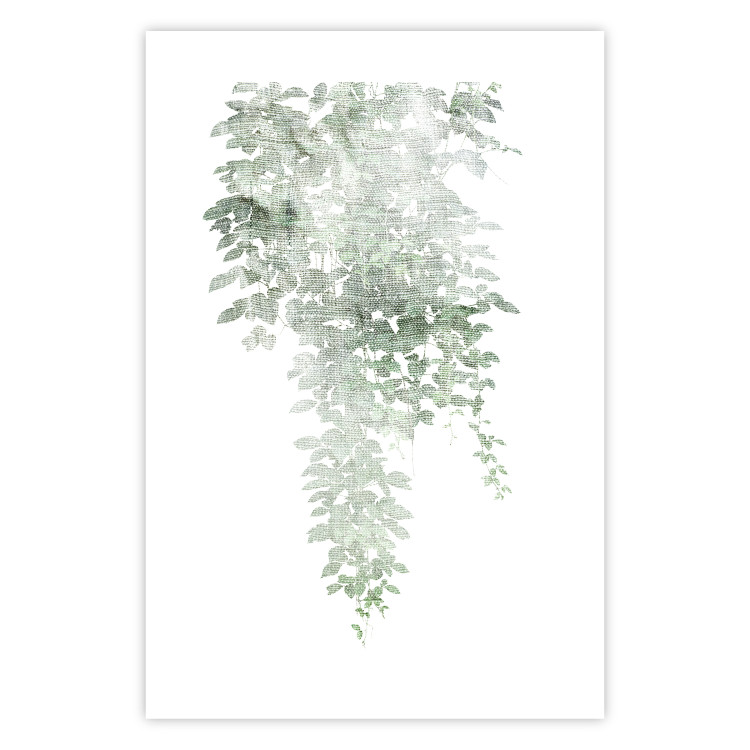 Poster Cascade of Greenery - plant with leaves on a gently blurred texture 126863 additionalImage 19