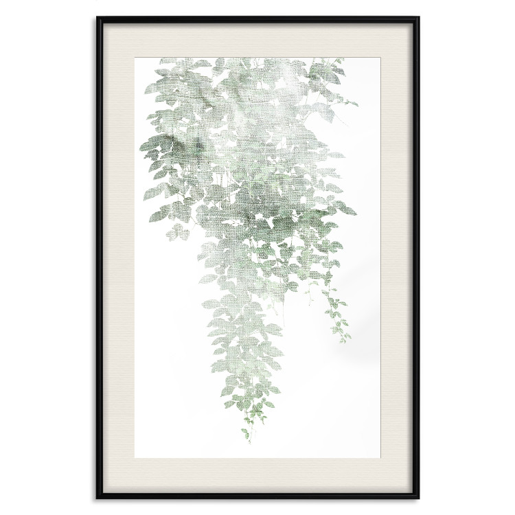 Poster Cascade of Greenery - plant with leaves on a gently blurred texture 126863 additionalImage 19