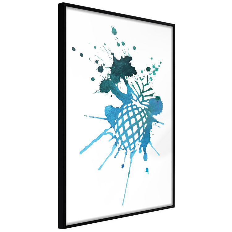 Wall Poster Azure Passion - abstract pattern in the shape of a tropical fruit 127063 additionalImage 13