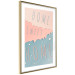 Wall Poster Sign: Home Sweet Home - English inscription on pastel background 127963 additionalThumb 11
