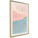 Wall Poster Sign: Home Sweet Home - English inscription on pastel background 127963 additionalThumb 13