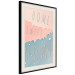Wall Poster Sign: Home Sweet Home - English inscription on pastel background 127963 additionalThumb 14