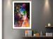 Poster Bengal Tiger - abstract animal on background with colorful accents 128363 additionalThumb 13