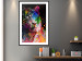 Poster Bengal Tiger - abstract animal on background with colorful accents 128363 additionalThumb 18