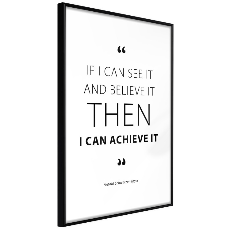 Wall Poster Quote - Arnold Schwarzenegger - motivational black English quotes 128863 additionalImage 6