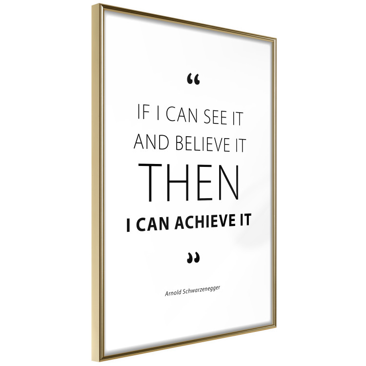 Wall Poster Quote - Arnold Schwarzenegger - motivational black English quotes 128863 additionalImage 7