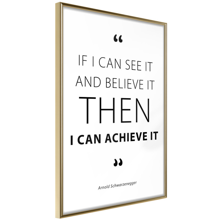 Wall Poster Quote - Arnold Schwarzenegger - motivational black English quotes 128863 additionalImage 12