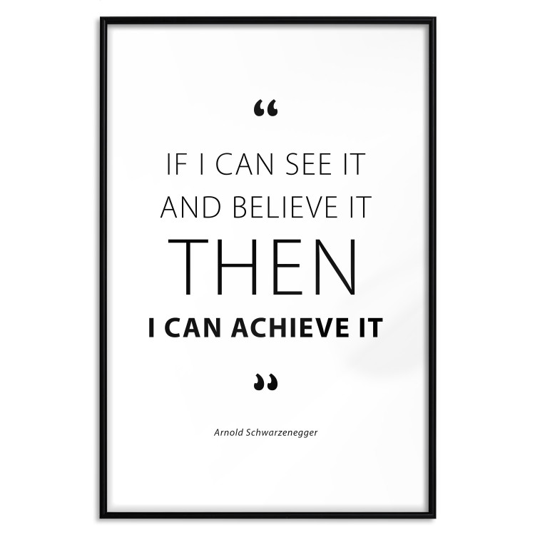 Wall Poster Quote - Arnold Schwarzenegger - motivational black English quotes 128863 additionalImage 15