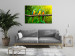 Canvas Art Print Parrot Trio (1-part) wide - exotic animals in the jungle 129163 additionalThumb 3