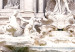 Canvas Print Trevi Fountain (1-part) vertical - architecture of a bright sculpture 129463 additionalThumb 4