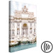 Canvas Print Trevi Fountain (1-part) vertical - architecture of a bright sculpture 129463 additionalThumb 6