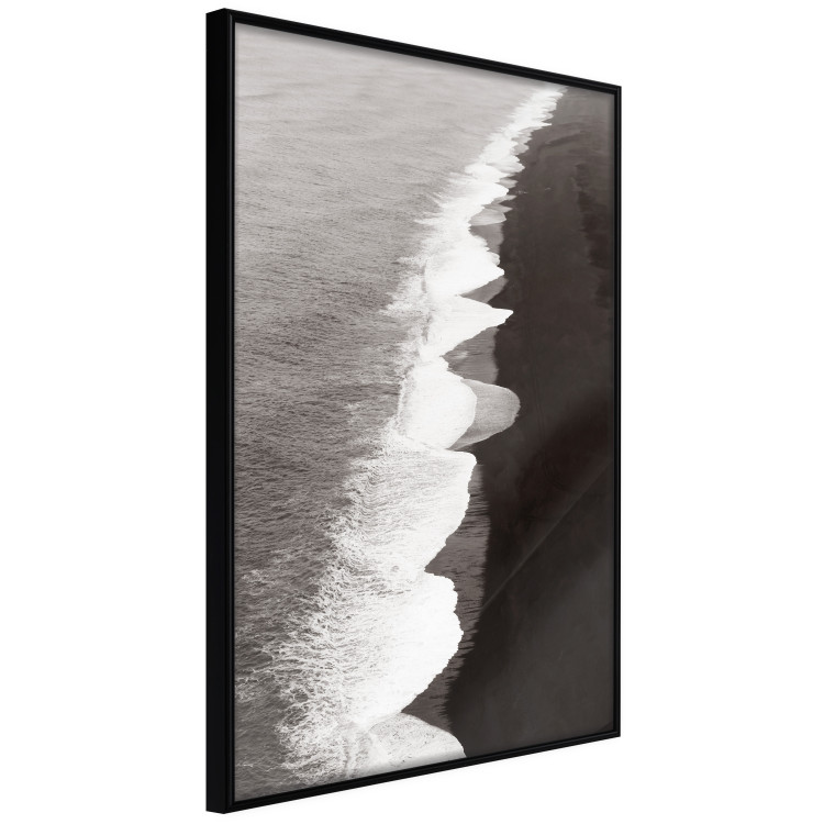 Wall Poster Balance of Opposites - monochromatic seascape with beach 130263 additionalImage 11