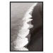 Wall Poster Balance of Opposites - monochromatic seascape with beach 130263 additionalThumb 16