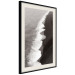 Wall Poster Balance of Opposites - monochromatic seascape with beach 130263 additionalThumb 2