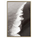 Wall Poster Balance of Opposites - monochromatic seascape with beach 130263 additionalThumb 17