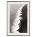 Wall Poster Balance of Opposites - monochromatic seascape with beach 130263 additionalThumb 20