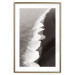 Wall Poster Balance of Opposites - monochromatic seascape with beach 130263 additionalThumb 16